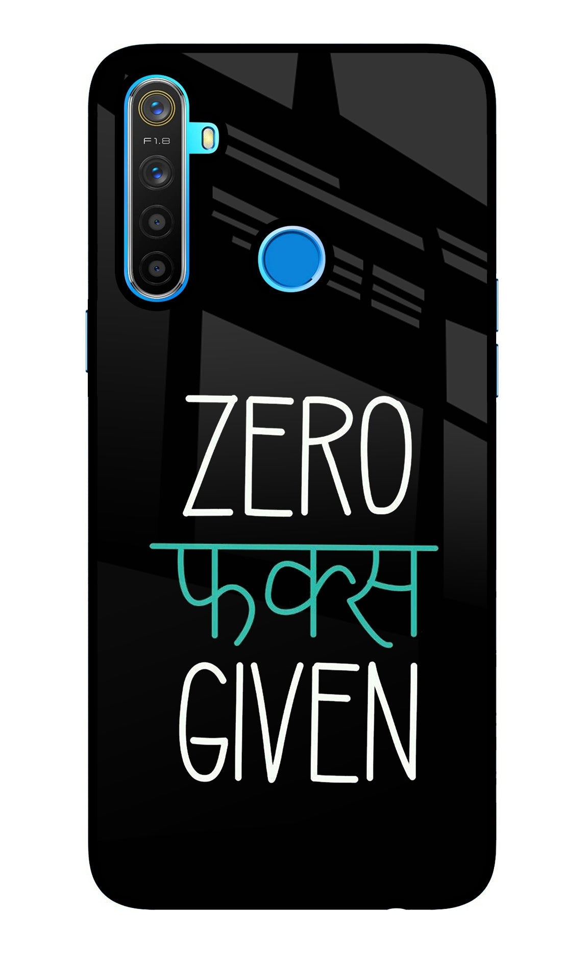 Zero Fucks Given Realme 5/5i/5s Back Cover