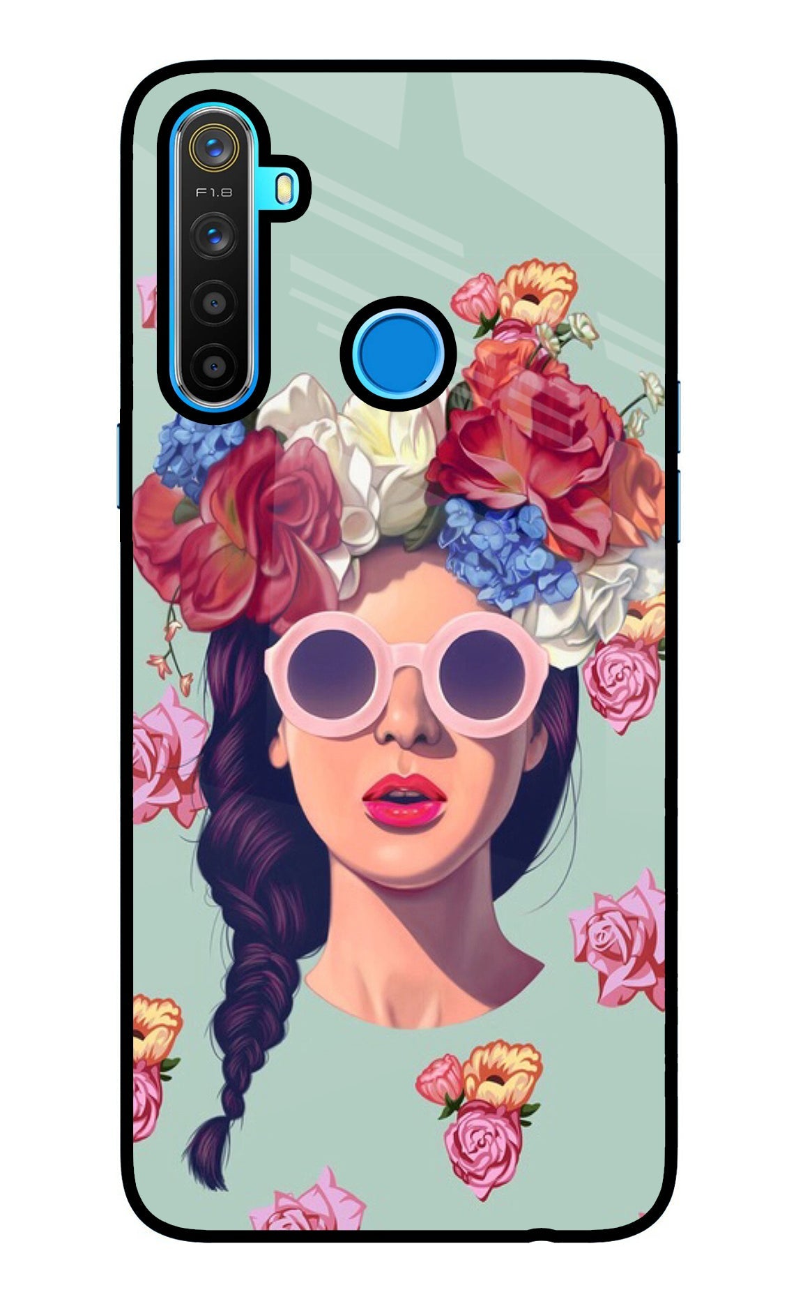 Pretty Girl Realme 5/5i/5s Back Cover