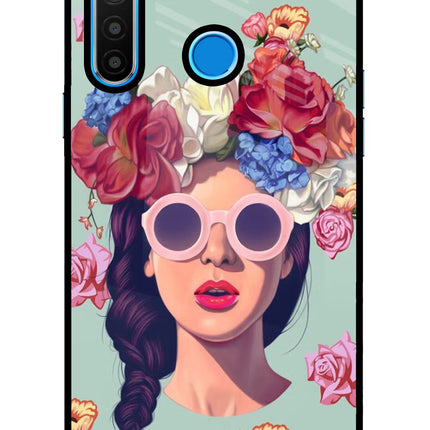 Pretty Girl Realme 5/5i/5s Glass Case
