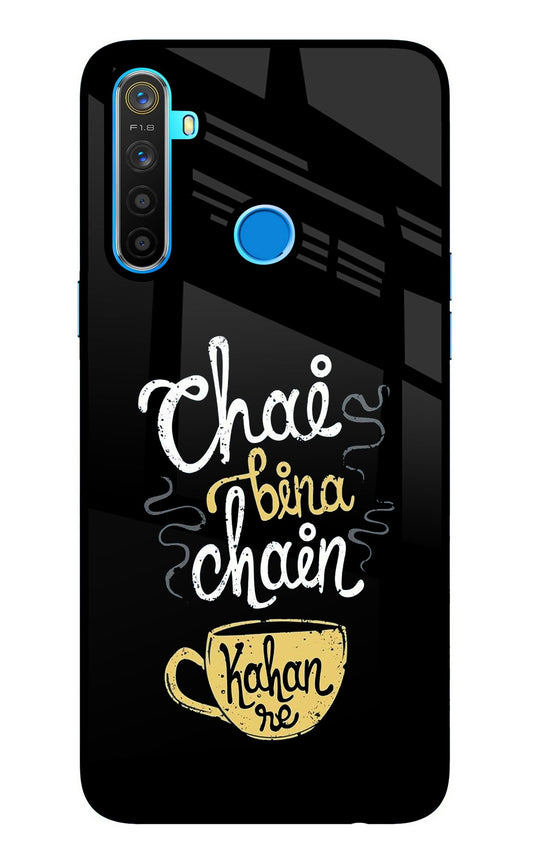 Chai Bina Chain Kaha Re Realme 5/5i/5s Glass Case