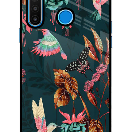 Birds Realme 5/5i/5s Glass Case Back Cover by Casekaro