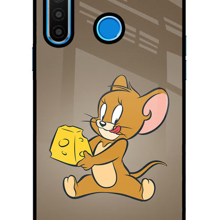 Jerry Realme 5/5i/5s Glass Case Back Cover by Casekaro