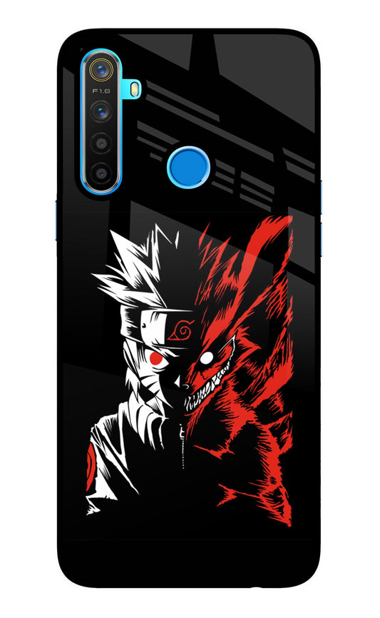 Naruto Two Face Realme 5/5i/5s Glass Case