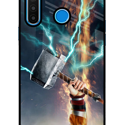 Thor Hammer Mjolnir Realme 5/5i/5s Glass Case