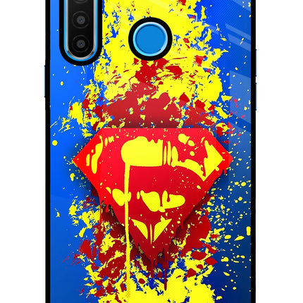 Superman logo Realme 5/5i/5s Glass Case