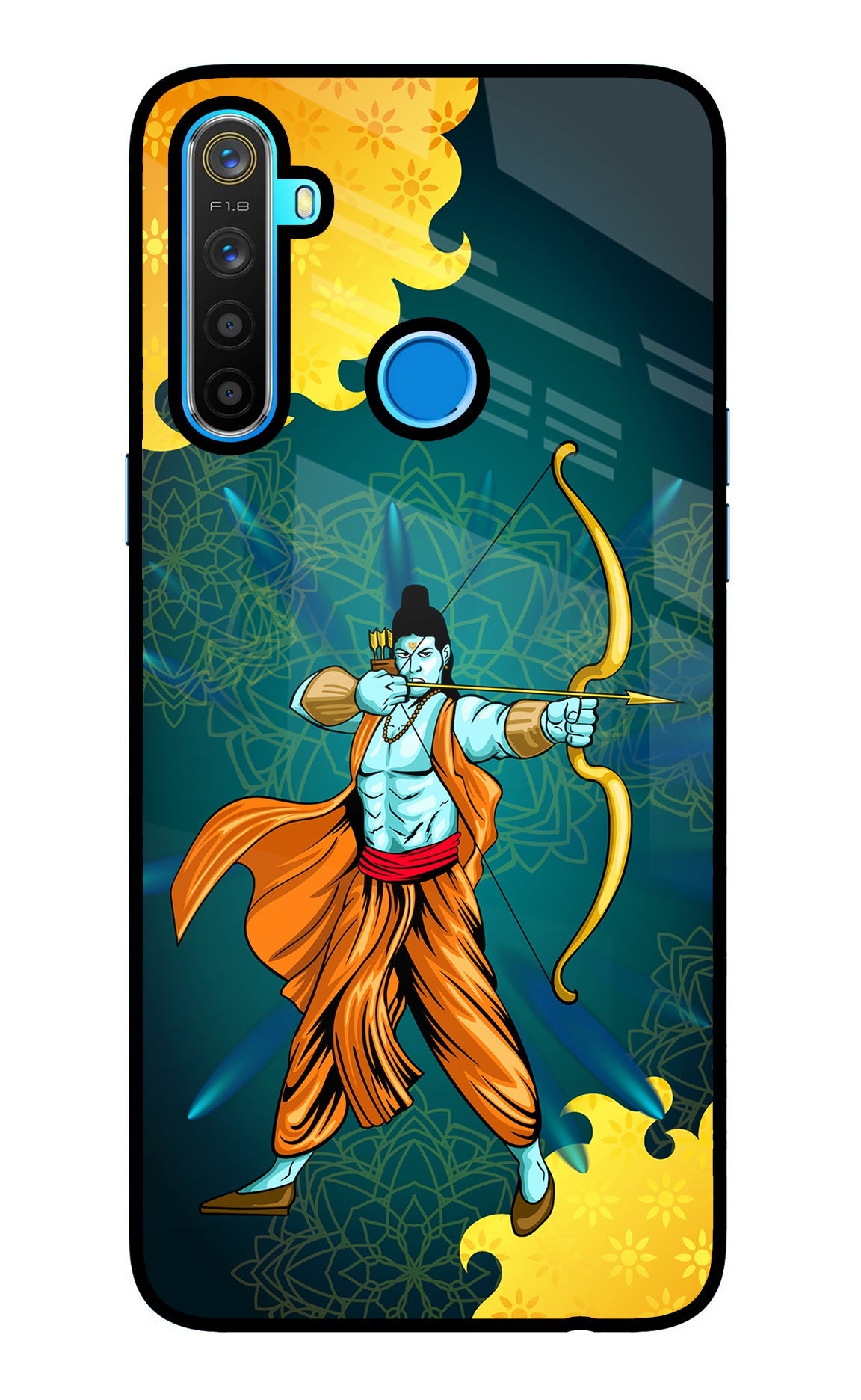 Lord Ram - 6 Realme 5/5i/5s Glass Case