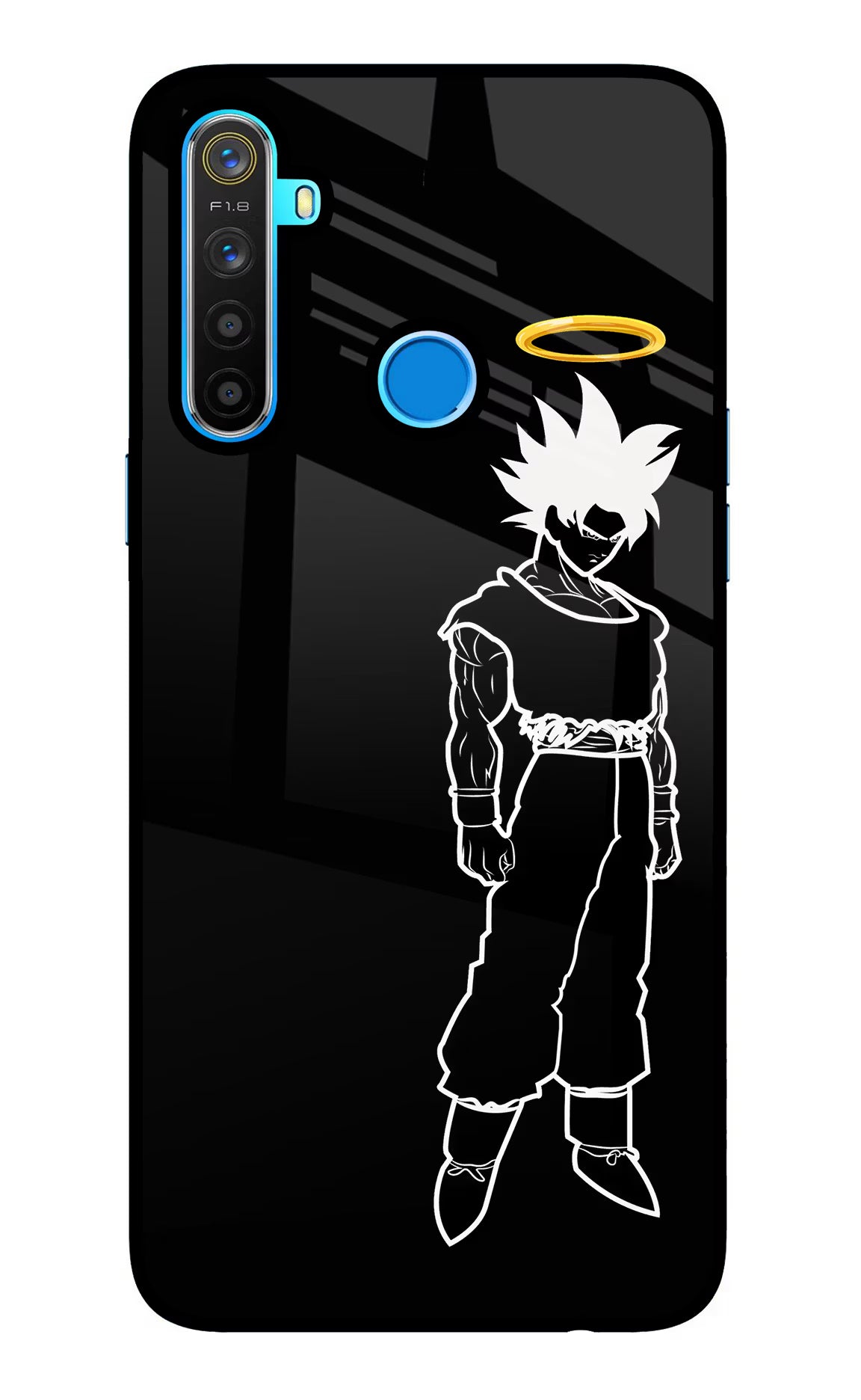 DBS Character Realme 5/5i/5s Glass Case Back Cover by Casekaro