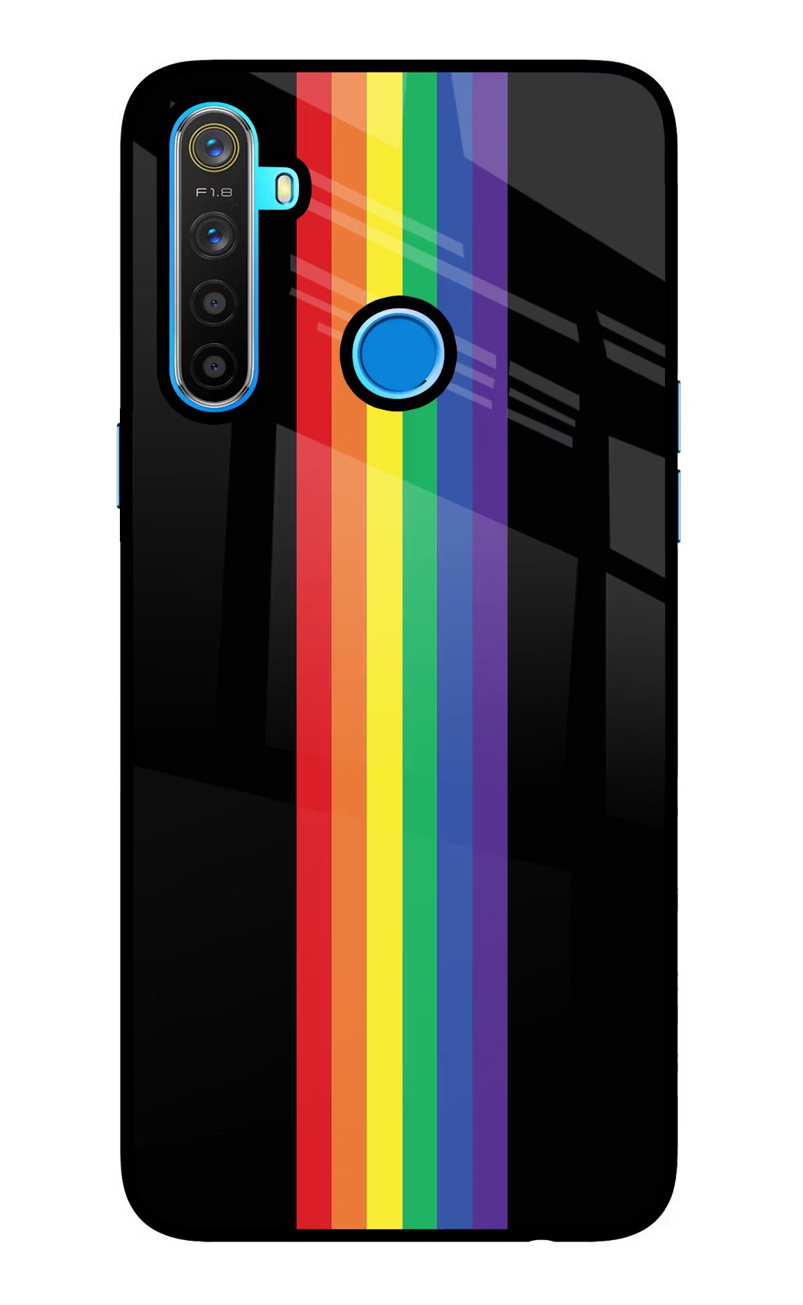 Pride Realme 5/5i/5s Glass Case Back Cover by Casekaro