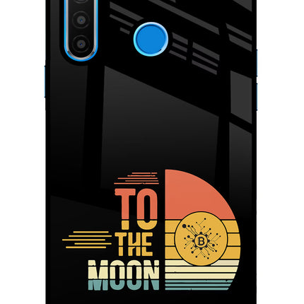 To the Moon Realme 5/5i/5s Glass Case