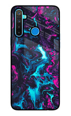 Abstract Realme 5/5i/5s Glass Case