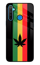 Weed Flag Realme 5/5i/5s Glass Case