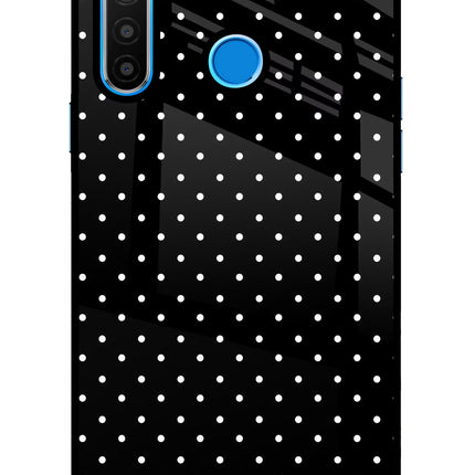 White Dots Realme 5/5i/5s Glass Case