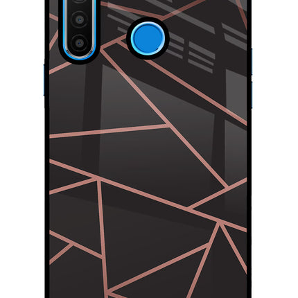 Geometric Pattern Realme 5/5i/5s Glass Case