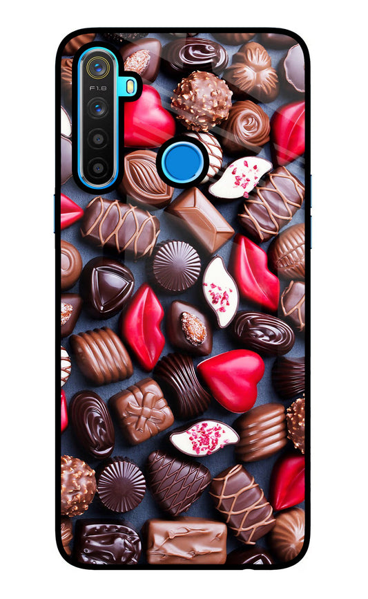 Chocolates Realme 5/5i/5s Glass Case