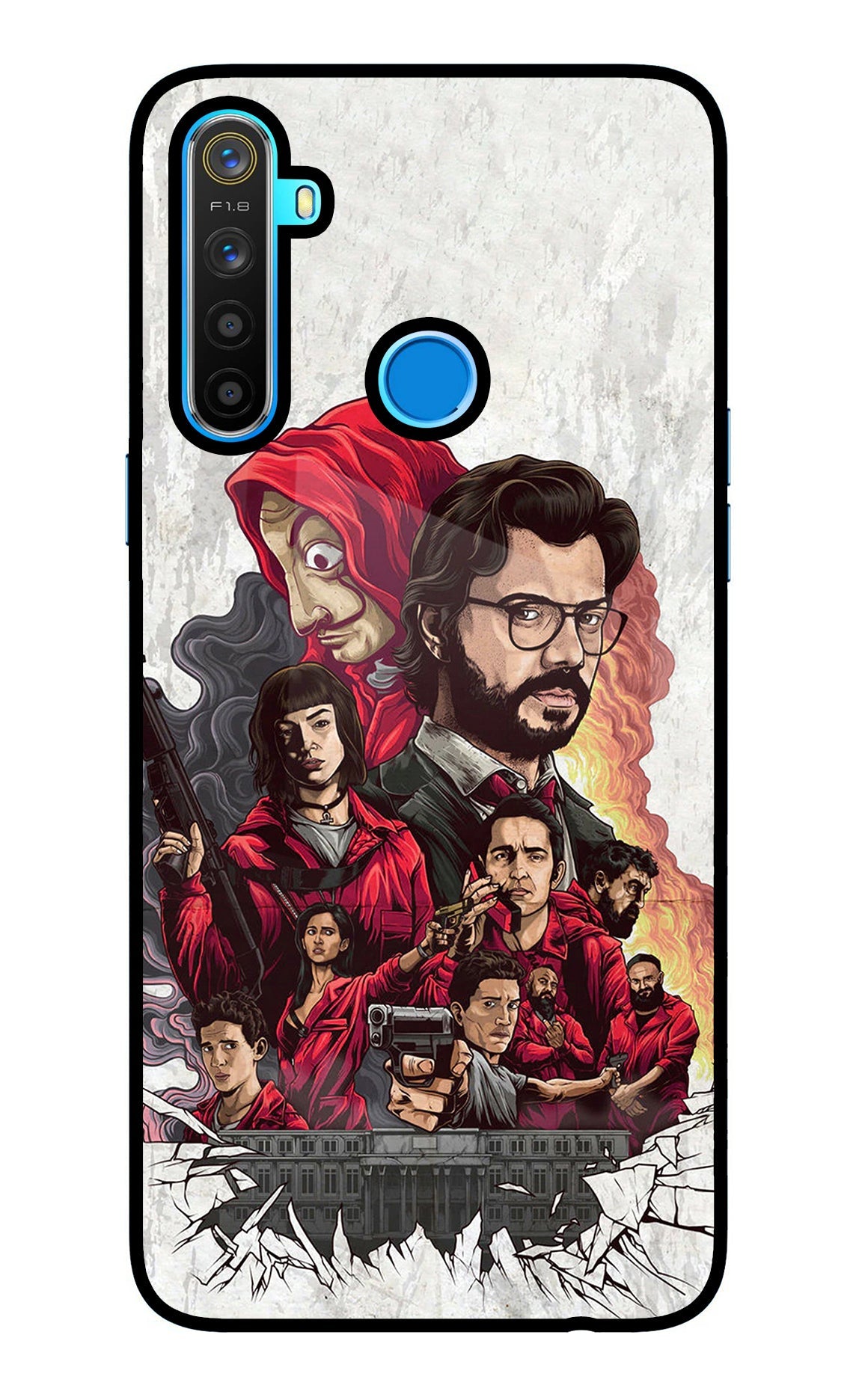 Money Heist Artwork Realme 5/5i/5s Back Cover