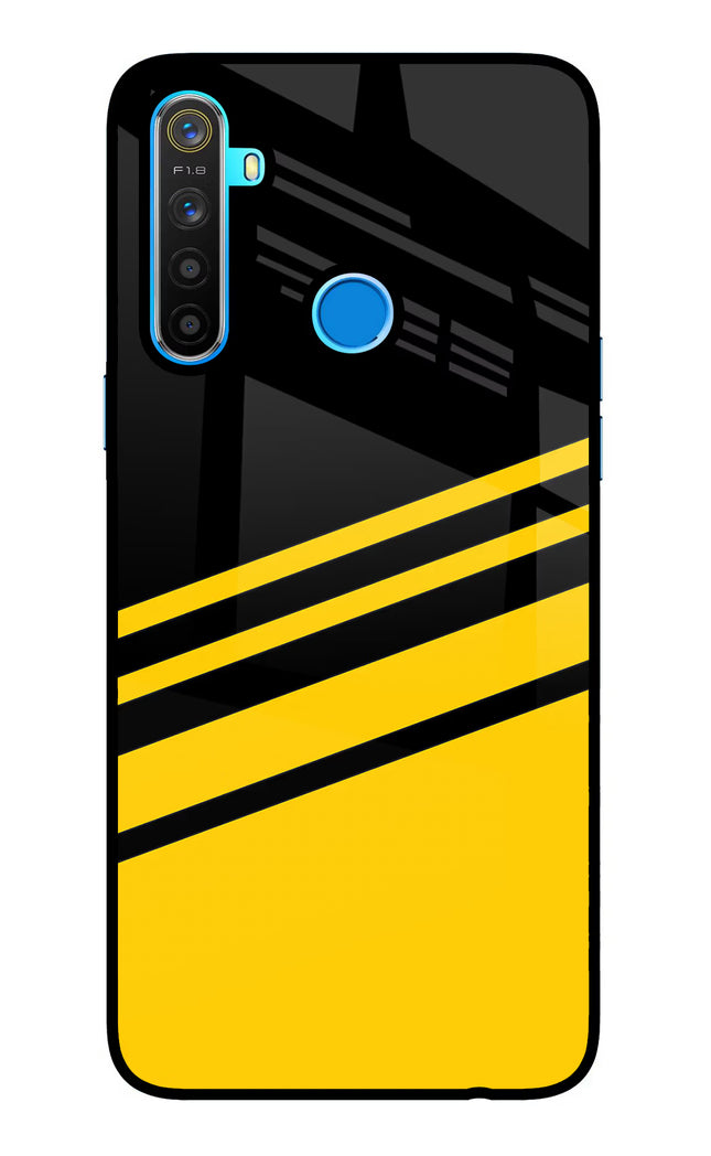 Yellow Shades Realme 5/5i/5s Glass Case