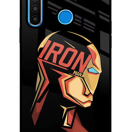 IronMan Realme 5/5i/5s Glass Case Back Cover by Casekaro