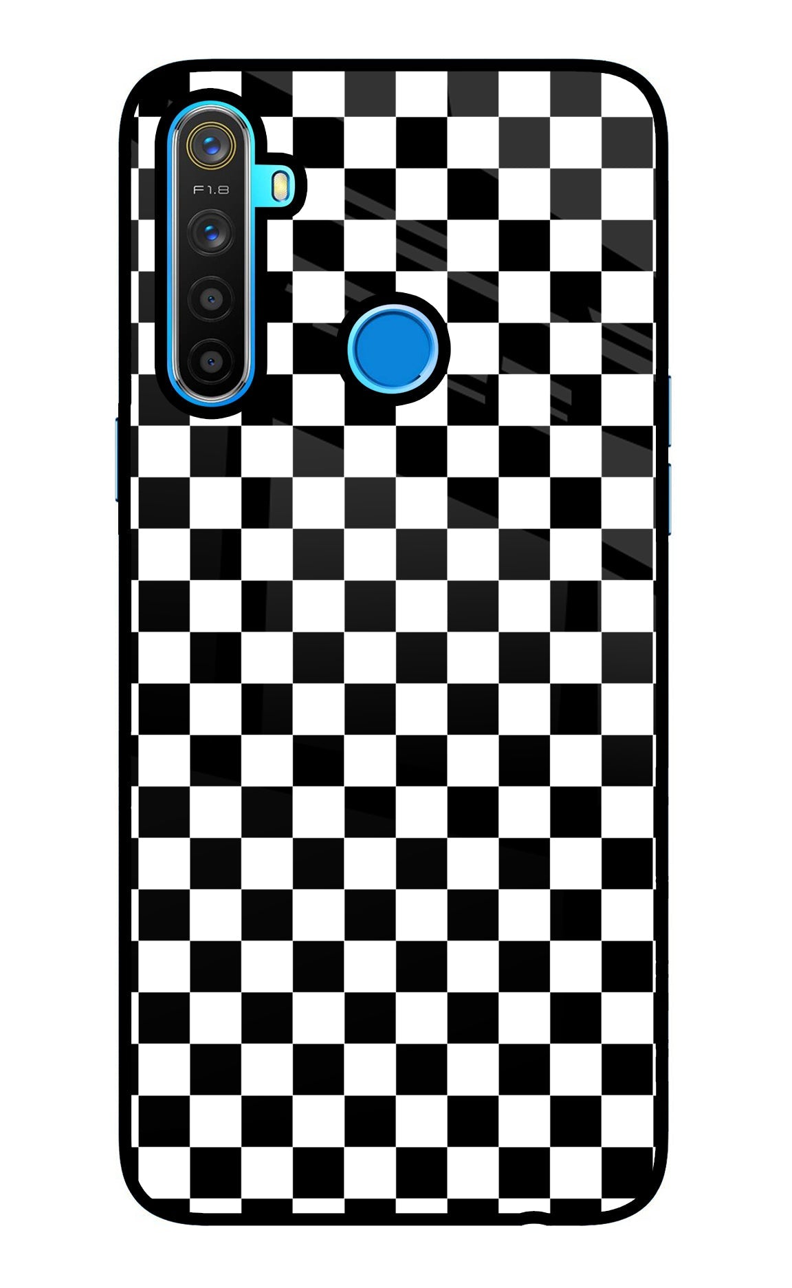 Chess Board Realme 5/5i/5s Glass Case