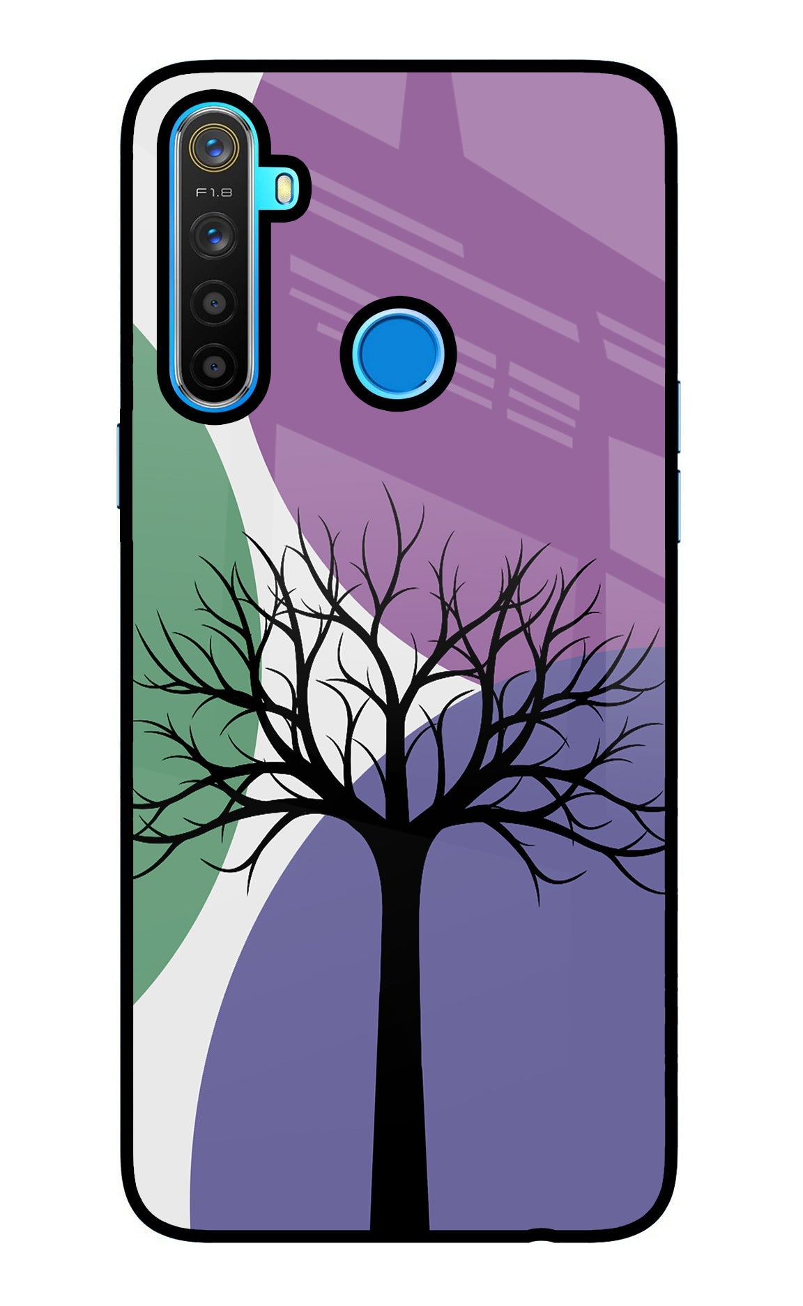 Tree Art Realme 5/5i/5s Back Cover