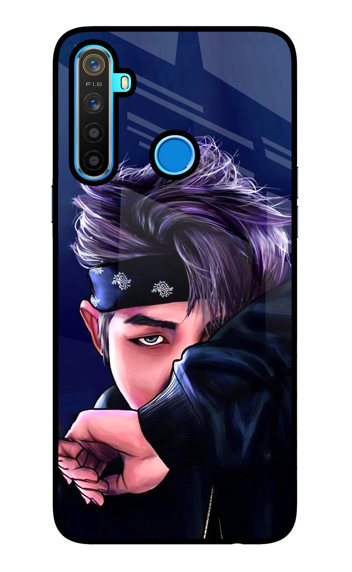 BTS Cool Realme 5/5i/5s Glass Case