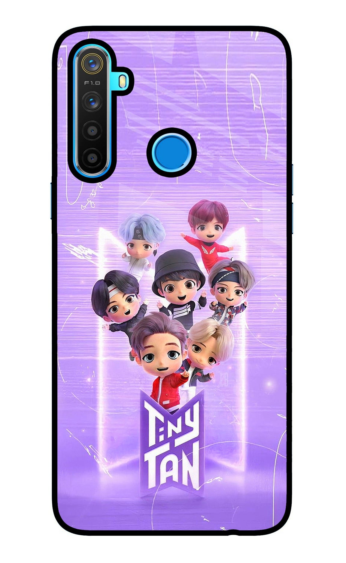 BTS Tiny Tan Realme 5/5i/5s Back Cover