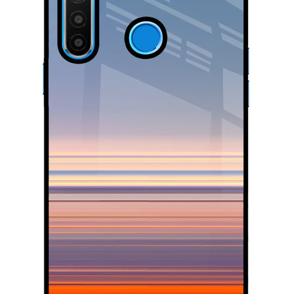 Morning Colors Realme 5/5i/5s Glass Case Back Cover by Casekaro