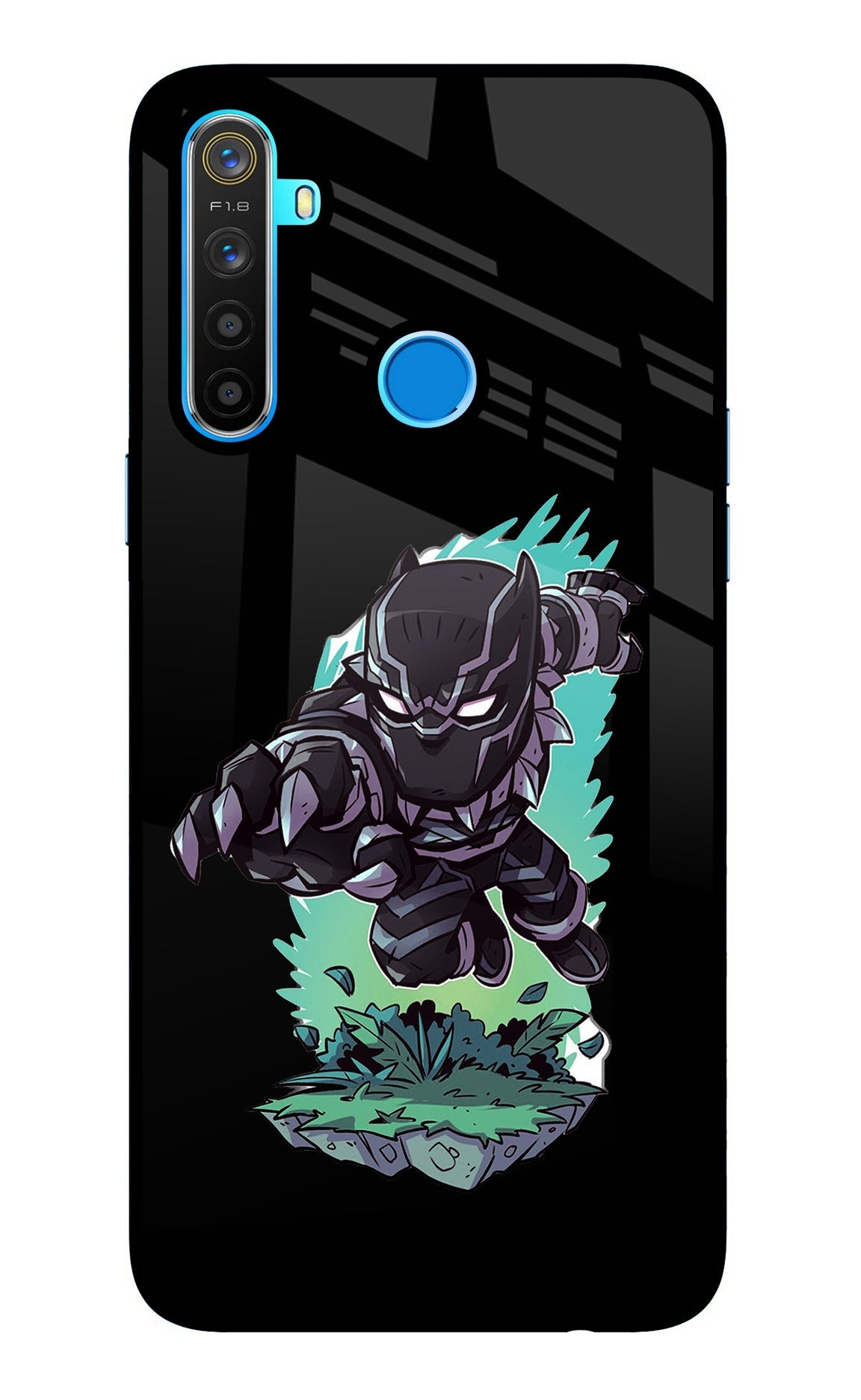 Black Panther Realme 5/5i/5s Back Cover