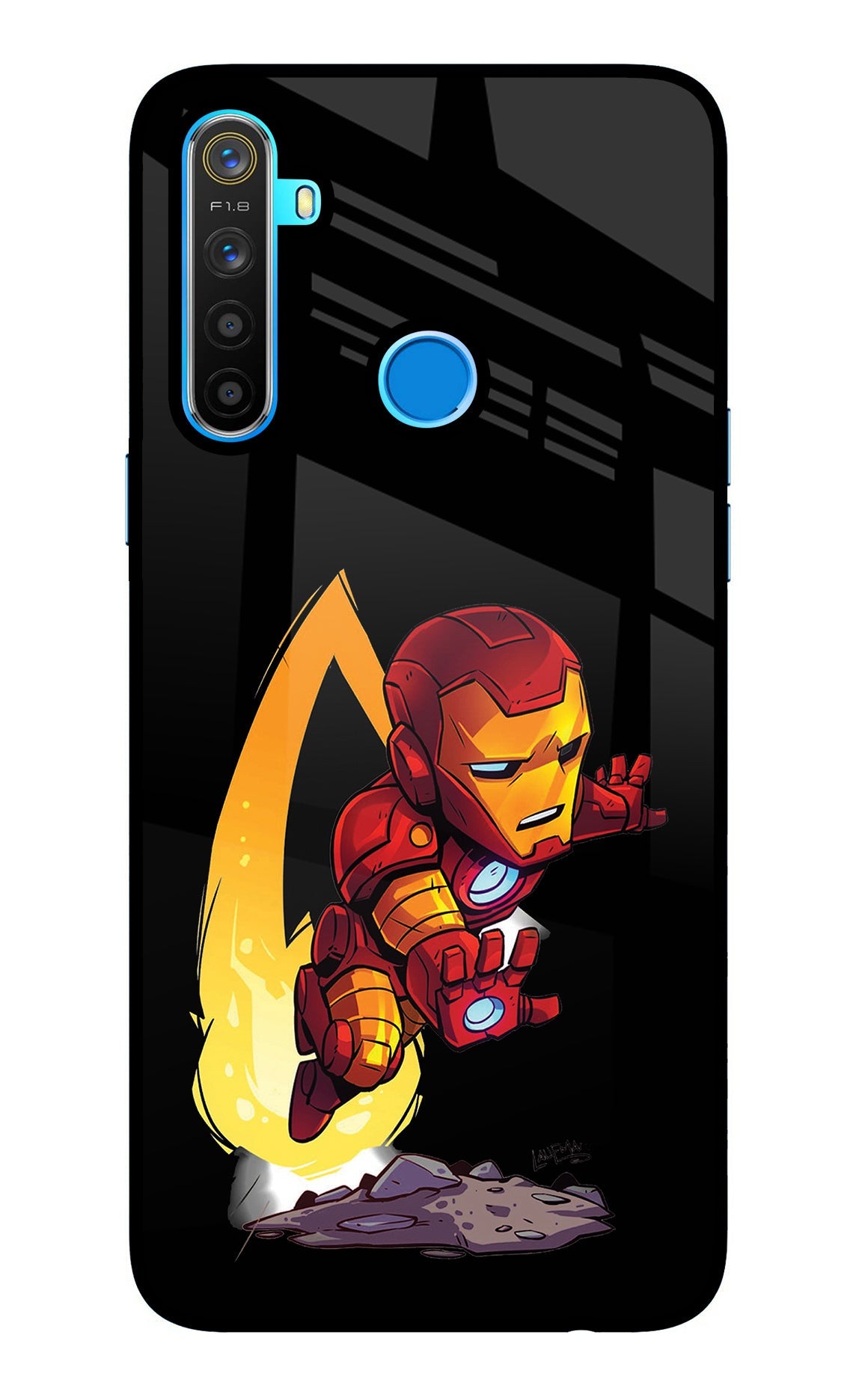 IronMan Realme 5/5i/5s Glass Case