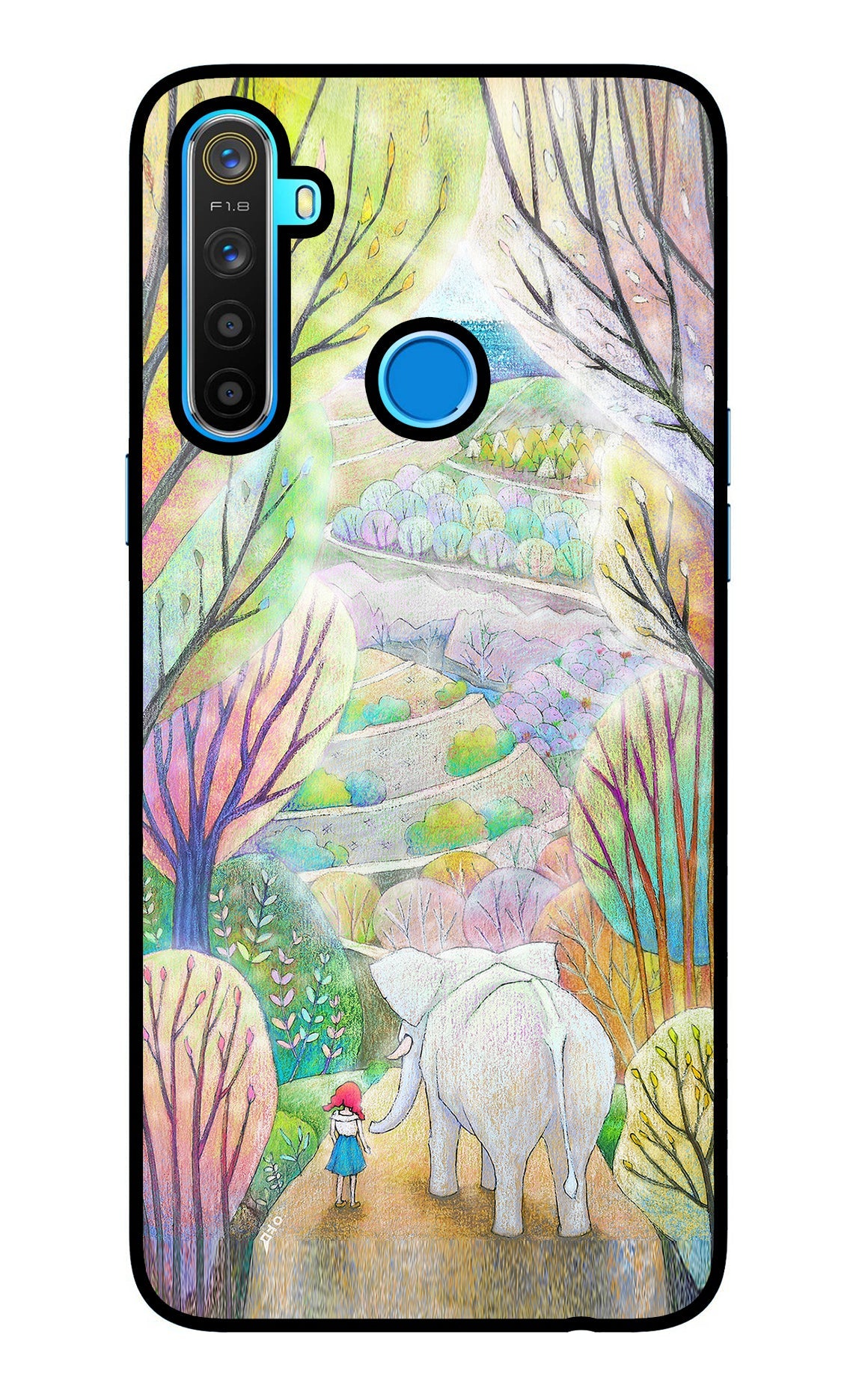 Nature Painting Realme 5/5i/5s Back Cover