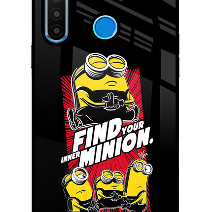 Find your inner Minion Realme 5/5i/5s Glass Case Back Cover by Casekaro