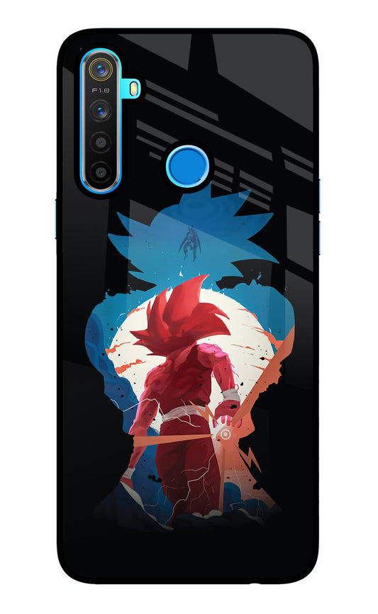 Goku Realme 5/5i/5s Glass Case