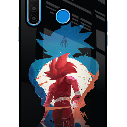 Goku Realme 5/5i/5s Glass Case Back Cover by Casekaro