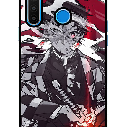 Demon Slayer Realme 5/5i/5s Glass Case Back Cover by Casekaro