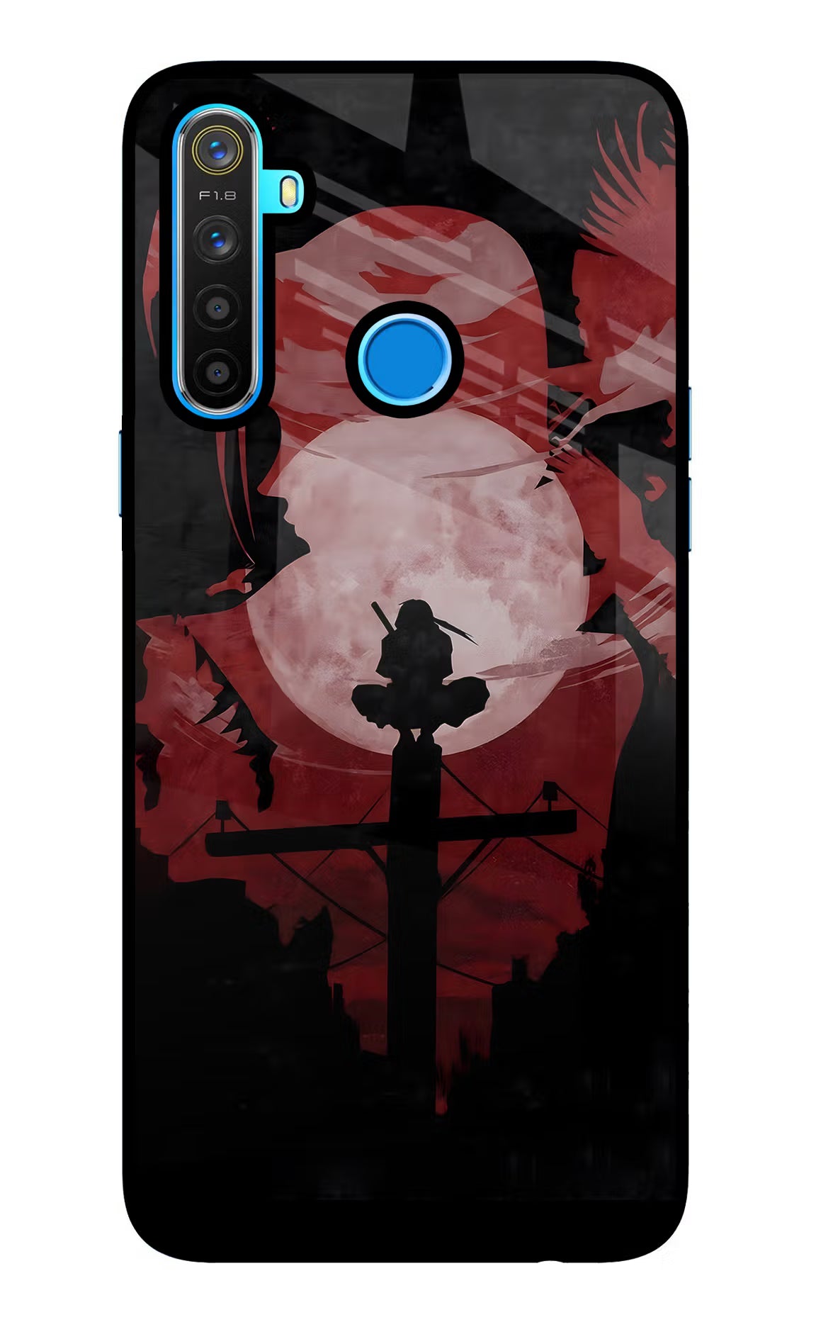 Naruto Anime Realme 5/5i/5s Glass Case Back Cover by Casekaro
