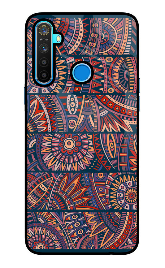 African Culture Design Realme 5/5i/5s Glass Case