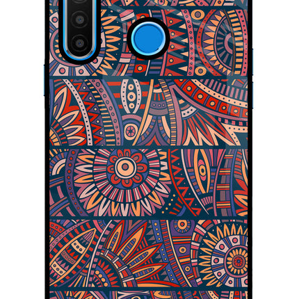 African Culture Design Realme 5/5i/5s Glass Case Back Cover by Casekaro
