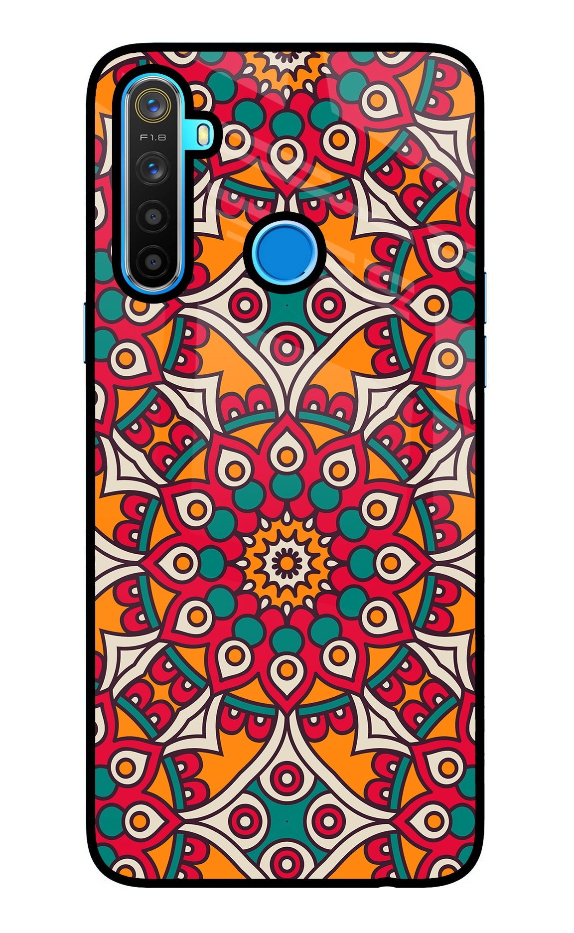 Mandala Art Realme 5/5i/5s Back Cover