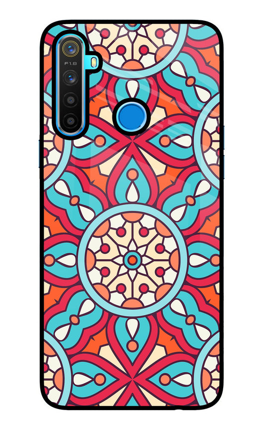 Mandala Geometric Realme 5/5i/5s Glass Case