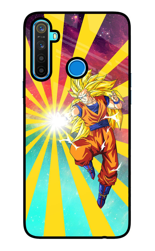 Goku Super Saiyan Realme 5/5i/5s Glass Case