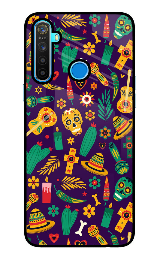 Mexican Artwork Realme 5/5i/5s Glass Case