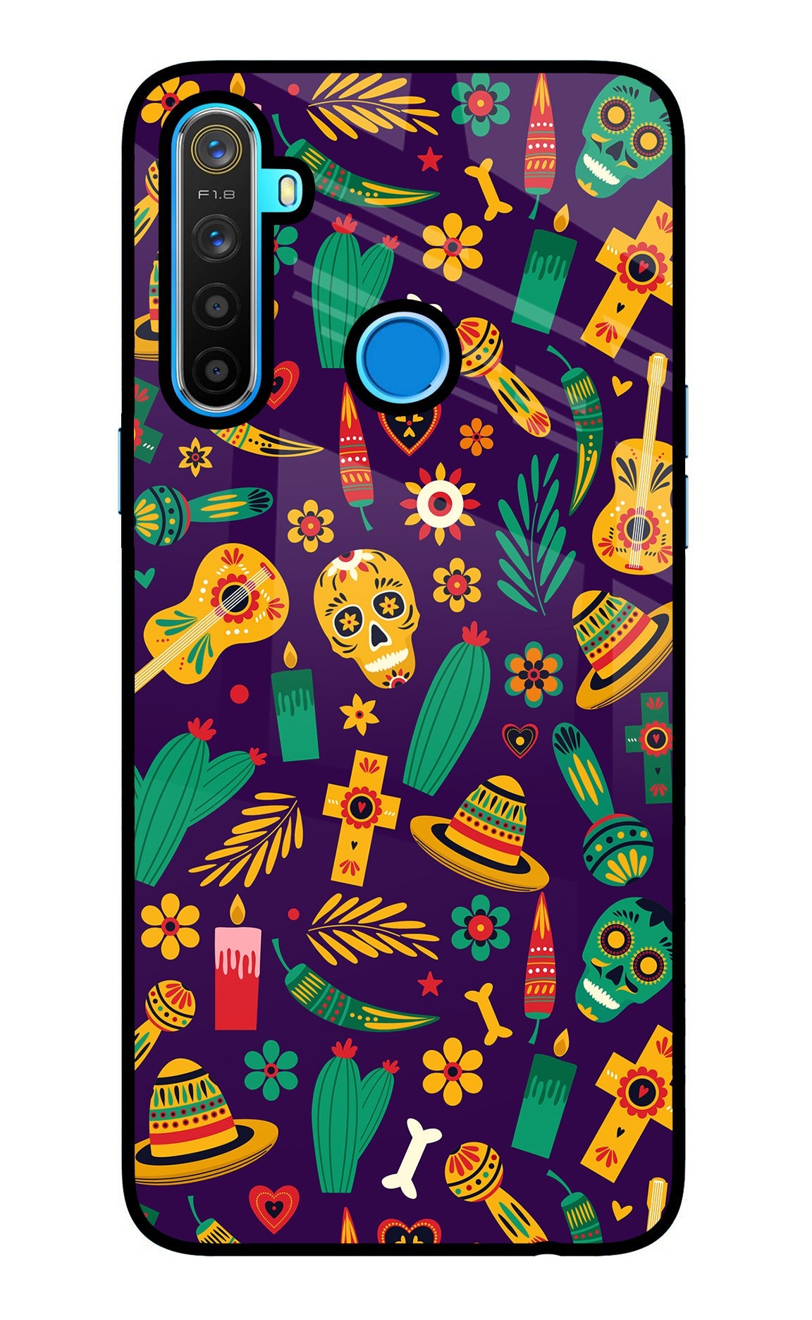 Mexican Artwork Realme 5/5i/5s Back Cover