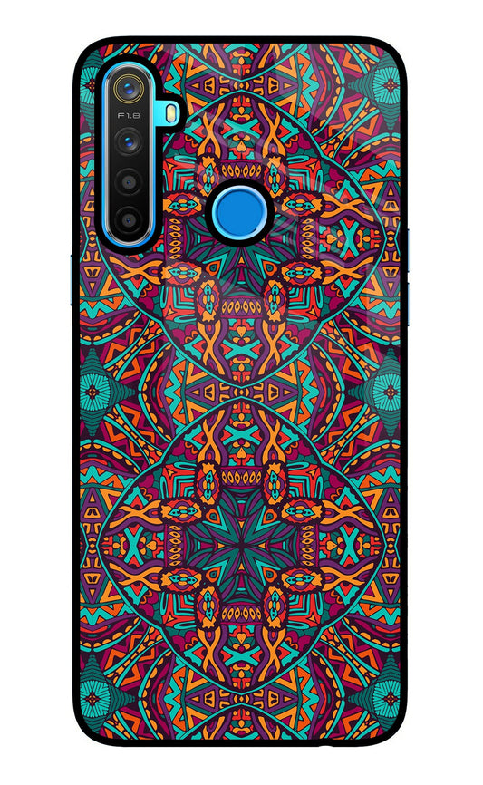 Colour Mandala Realme 5/5i/5s Glass Case