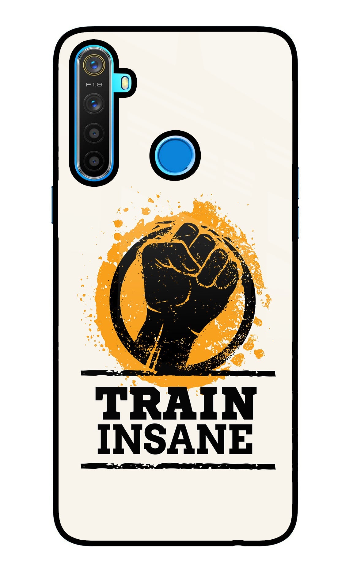 Train Insane Realme 5/5i/5s Back Cover