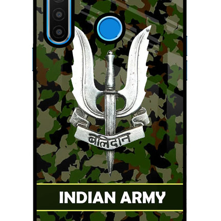 Balidan Indian Logo Realme 5/5i/5s Glass Case