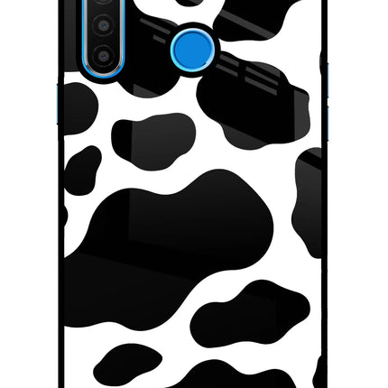 Cow Spots Realme 5/5i/5s Glass Case