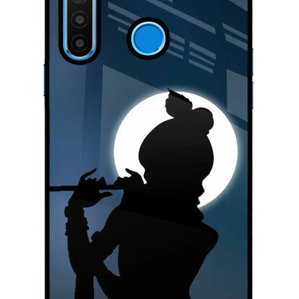 Shri Krishna Silhouette Realme 5/5i/5s Glass Case