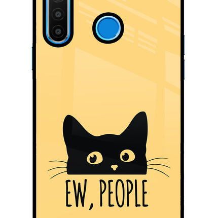 Ew People Catitude Realme 5/5i/5s Glass Case
