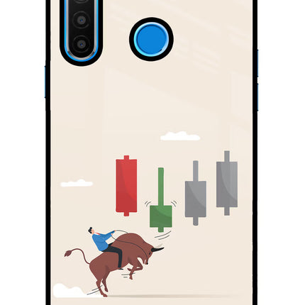 Bull Trading Momentum Realme 5/5i/5s Glass Case