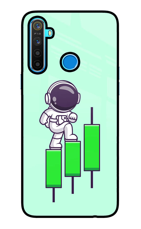 Astronaut Trader Realme 5/5i/5s Glass Case