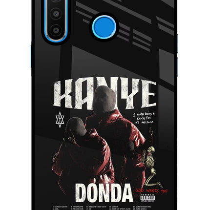 Donda Kanye West Realme 5/5i/5s Glass Case